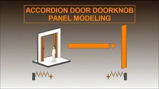 ACCORDION DOOR FAMILY ADVANCED REVIT TUTORIAL _ PART 3/10 DOORKNOB PANEL MODELING