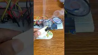 ESP8266 + Smoke Sensor + DFplayer Mini #shorts