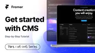 Framer Tutorial: CMS for Beginners | Part 1: Understanding the Basics