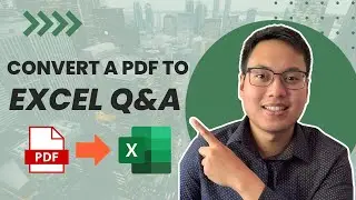 How to Convert a PDF to Excel THE RIGHT WAY (Q&A) | Office 365