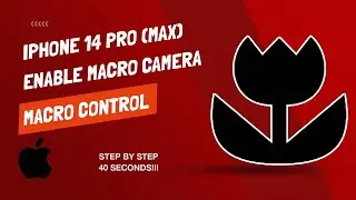 How To Enable & Disable Macro (Camera) Control - iPhone 14 Pro / iPhone Pro Max