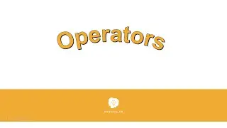 Operators Used In Programming