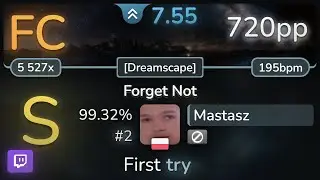 🔴 7.5⭐ Mastasz | Ne Obliviscaris - Forget Not [Dreamscape] 99.32% (#2 720pp FC) - osu!