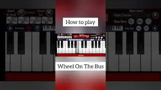 Wheel On The Bus 🚃 #pianotutorial #basicpiano #tuneup #piano