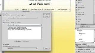 Adding an image and text to your div page