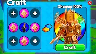 100% CHANCE TO GET NEW ULTIMATE🤑OPENED *1000* ⏰TIME CRATES AND CRAFTED THIS😱 Toilet Tower Defense