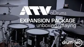 ATV aDrums aD5 artist series expansion package unboxing & demo