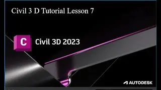 Civil 3 D 2023 Tutorial Lesson  7 Create a corridor