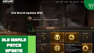 Old World Patch Update 92 review