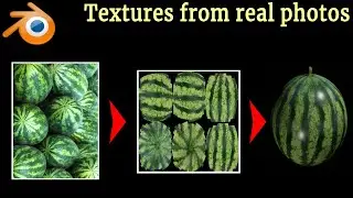 How to create textures from real photos in Blender 2.9 - 179