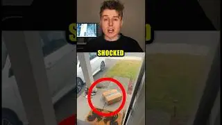 NEVER open packages left at your door 😨 