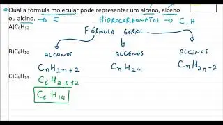 Fórmula Geral dos Alcanos, Alcenos e Alcinos