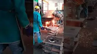 Casting process #foundry #technology #inside #manufacturing #castiron