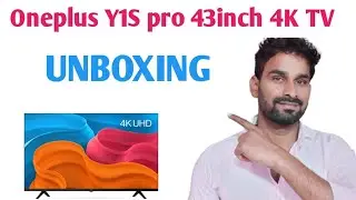 OnePlus Y1S pro 43inch 4K tv UNBOXING| OnePlus tv| 43inch 4K TV| OnePlus TV