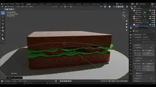 Modeling 3D Sandwich in 10 Minutes | Blender