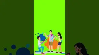 Holi Bonding Festive Friendship Green Screen| Chromatic Cinema