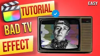 How to do Bad Tv Effect / Glitch Effect - Final Cut Pro X Tutorial (No Plugin)