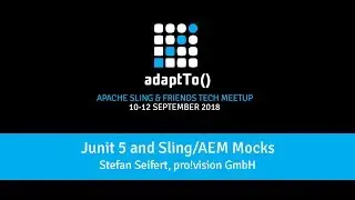 JUnit 5 and Sling/AEM Mocks