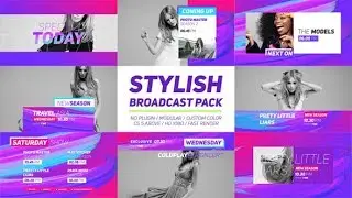 Stylish Broadcast Pack | After Effects Template