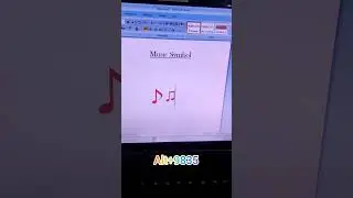 Music symbol insert shortcut in ms word 🪗🎹#viralshort #shorts #shortsfeed #msword