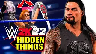 WWE 2K22: 6 Hidden Features! *NEW* Models, Fix Double Championship Matches & More Things