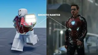 A Movie Accurate Nanotech Iron Man Suit in Roblox