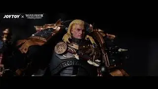 JoyToy 1/18 Warhammer The Horus Heresy, Space Wolves Leman Russ Primarch of The VI Legion