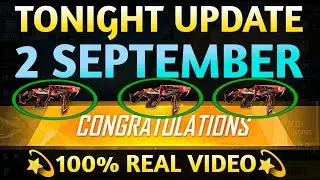 Tonight Update 2 September | aaj Raat kya aaega free fire mein Tonight Update| tonight update aaj ka