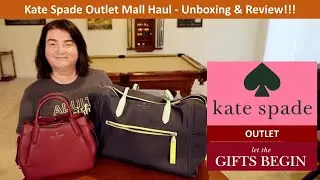 Kate Spade Bags Outlet Haul Unboxing & Review #katespade #womensfashion #outlet