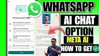 How To Get Meta Ai Chat On WhatsApp | How To Get Meta Ai On Whatsapp | WhatsApp Meta Ai