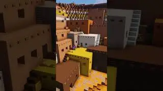 Minecraft Mexican Adobe Village 🌵 #minecraft #adobe #desert #wildwest #thewalkingwhale #timelapse