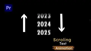How to Create Scrolling Text Animation in Premiere pro || Hindi | Tutorial | Full Video Premiere pro