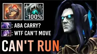 WTF CANT RUN -100% Slow Skadi + Giants Ring Aba vs Pro Void Epic Pro 9k MMR Teamwork WTF Dota 2