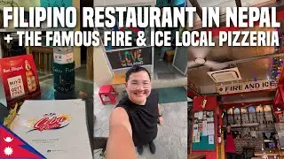 NEPAL VLOG: Filipino Restaurant In Nepal & Trying Fire and Ice Pizzeria | Ivan de Guzman