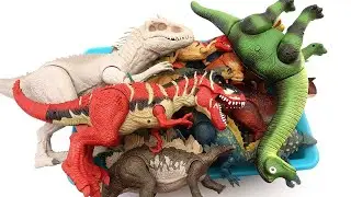 Dinosaur Toy Box - Jurassic World, Schleich Dinosaur Real Figure 아이를 위한 공룡 장난감