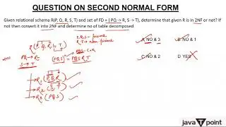 Questions On Second Normal Form(2NF)