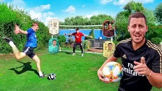 FOOTBALL CHALLENGES vs EDEN HAZARD