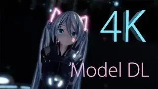 [4k MMD] IA - Conqueror feat. 初音ミク (Space Miku Model Download)