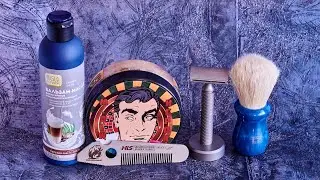 Boti Gem razor и мыло для бритья M.O.W. Игрок. Boar Shave Brush by Zenith 24mm | HomeLike