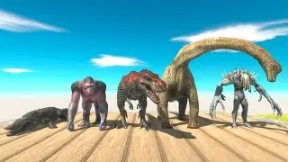 5 Bosses Death Run - Animal Revolt Battle Simulator