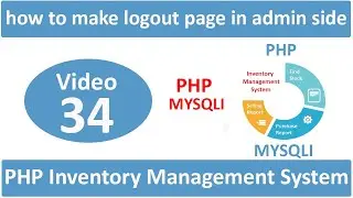 how to make logout page in admin side in PHP IMS