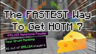 How I speedran the Crystal Hollows + Forge Recipes (Hypixel Skyblock)