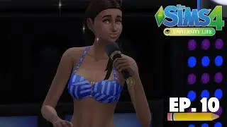 Sims 4 University Life Ep 10: Bikini Karaoke