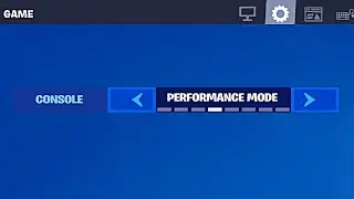 fortnite added performance mode on console 😱