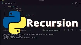 [22] Recursion in Python | Python for Beginners