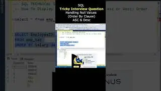 sql tricky interview questions and answers Handling Null Values 500+ Tutorials #sqlserver