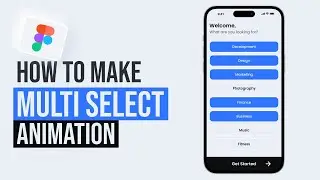 Multi Select Animation | Figma Interactive Components