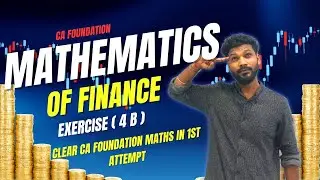 Exercise 4B 💯| Compound Interest 🎯| CA Foundation Paper 3 ‼️| Mathematics of Finance | Rahul Sir