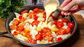 I make this recipe almost every weekend! Incredibly delicious cauliflower with potatoes!
