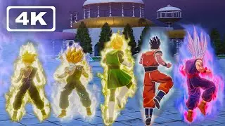 Dragon Ball Z Kakarot - All Gohan Transformations Base & Beast Gohan (4K 60fps)